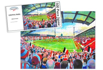 Griffin Park Stadium Fine Art Jigsaw Puzzle - Brentford FC